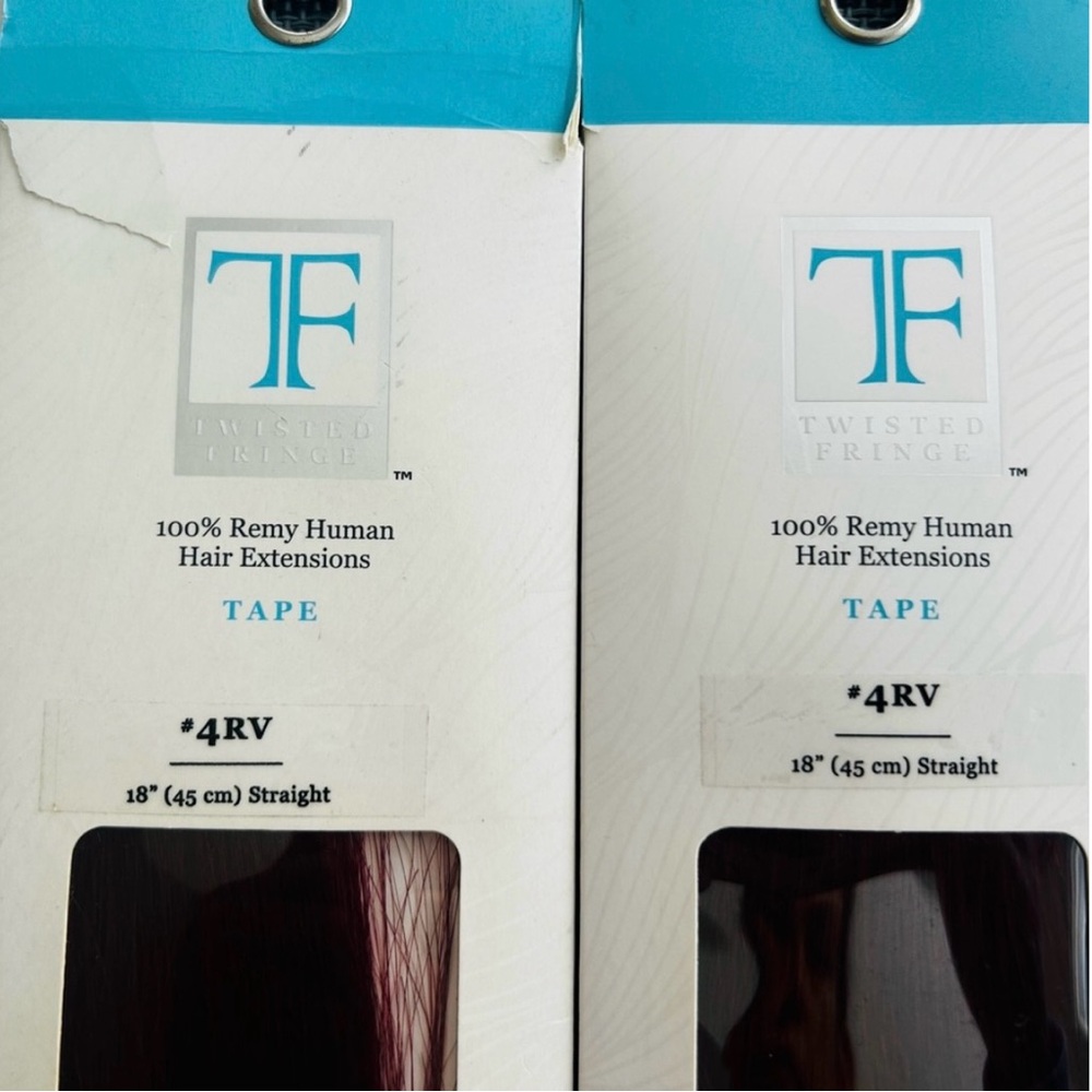 Fringe Studio 100% Remy Human Hair Extensions - 18" (4rv color)(2 packages) - Picture 2 of 4